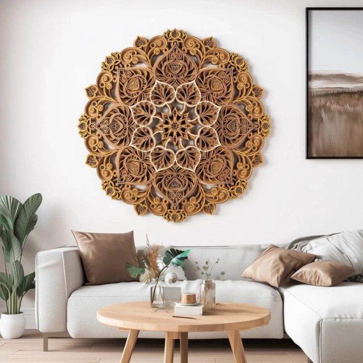 Round Wood Wall Art